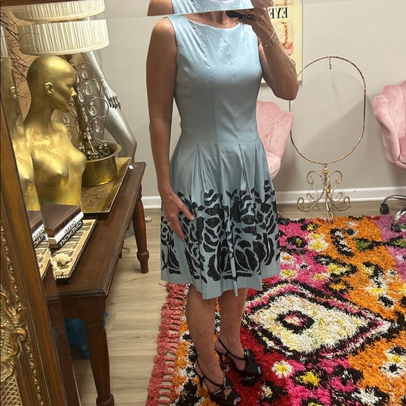 Blue beaded dress - Picture 3 of 14